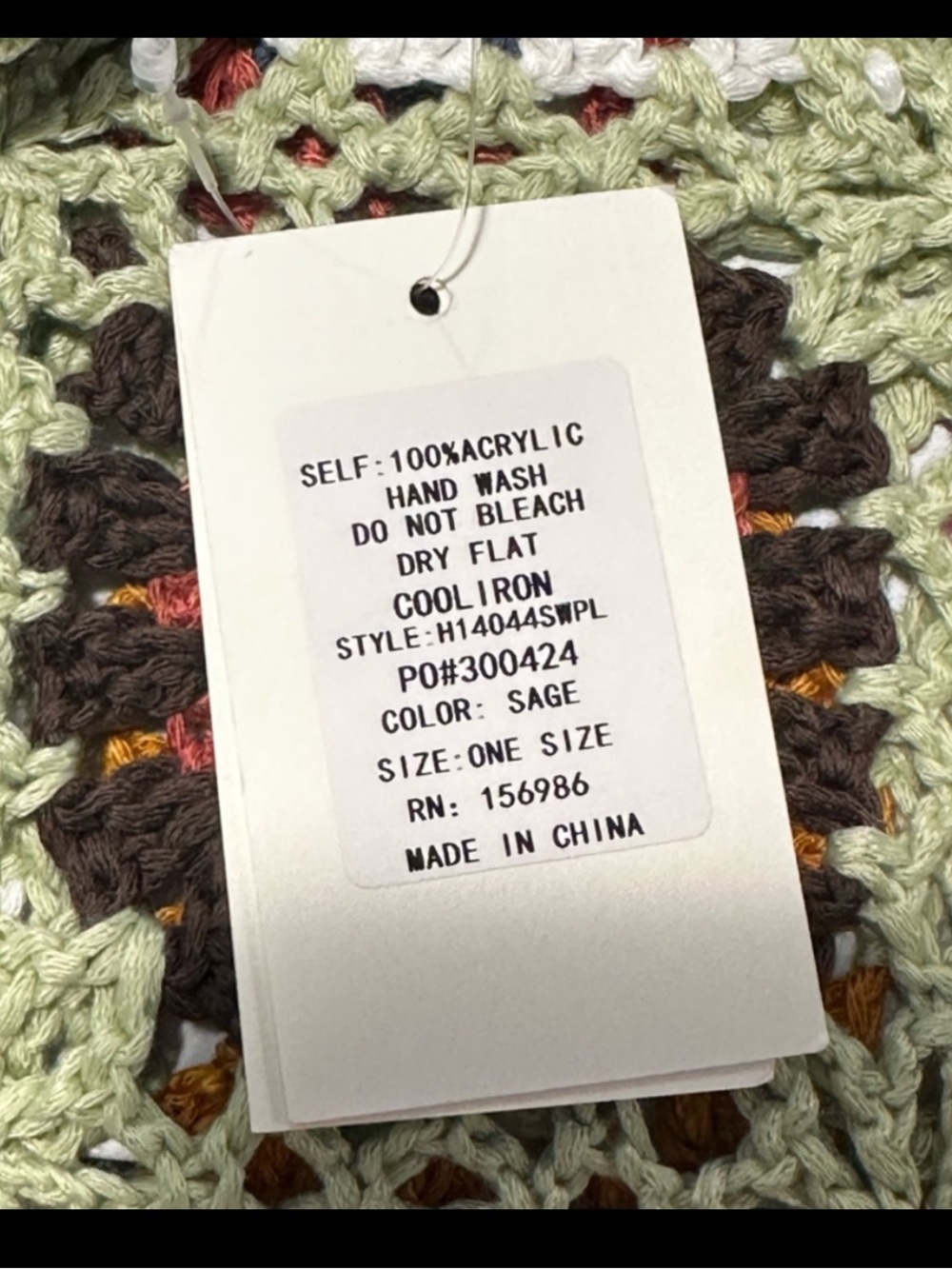 Crochet crop top - Picture 3 of 3